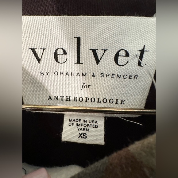 VELVET Graham & Spencer Anthropologie NWT Jolene Short Puffed Sleeves Camo Dress - Picture 7 of 14